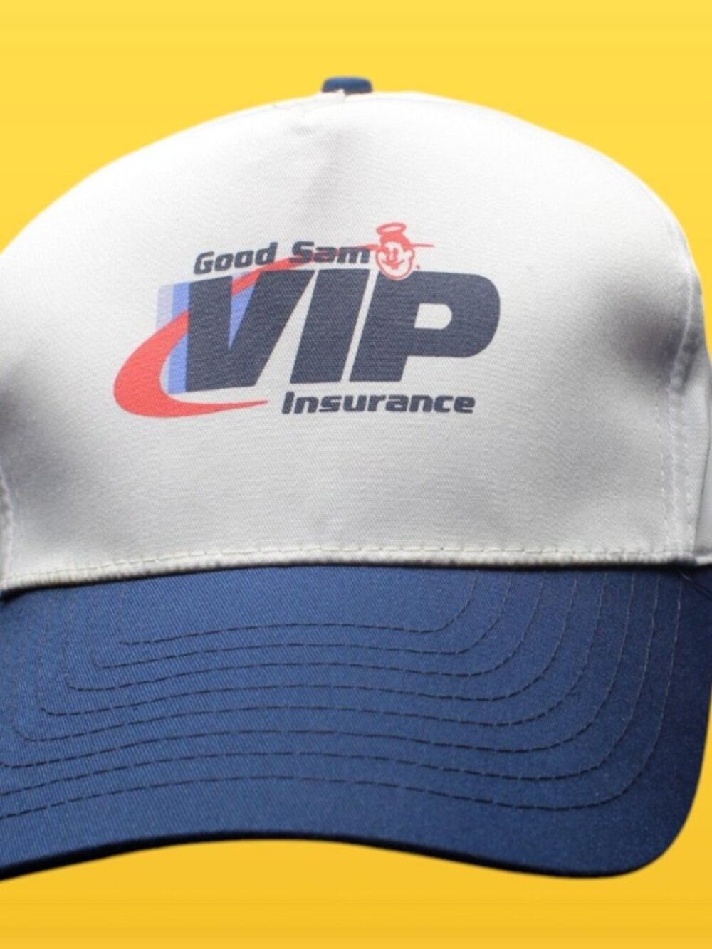 Good Sam Vip Insurance Logo Mens Blue White Snapback Cap Nissin